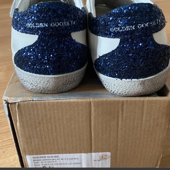 Golden Goose Super Star Glitter Sneakers, size EU 42, with box, worn once - Picture 9 of 9